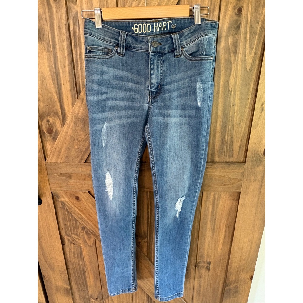 Good Hart Matilda Jane Sommerset Skinny Jeans Womens 4 Distressed Medium Wash